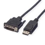 roline 11.04.5610 DisplayPort Kabel DP Stecker/DVI Stecker schwarz 2 Meter 