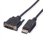 roline 11.04.5611 DisplayPort Kabel DP Stecker/DVI Stecker schwarz 3 Meter 