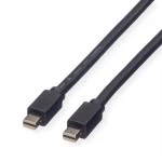 roline 11.04.5640 DisplayPort Kabel Mini DP Stecker/Mini DP Stecker schwarz 2 Meter 