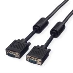 roline 11.04.5660 Monitor-Kabel mit Ferritkern+DDC HD15 Stecker/Stecker 10 Meter 