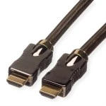 roline 11.04.5680 4K HDMI Ultra HD Kabel mit Ethernet Stecker/Stecker schwarz 1 Meter 