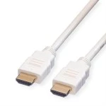 roline 11.04.5703 HDMI High Speed Kabel mit Ethernet weiß 3 Meter 