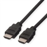 roline 11.04.5733 HDMI High Speed Kabel mit Ethernet LSOH schwarz 3 Meter 