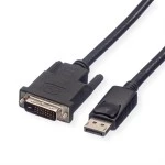 roline 11.04.5773 DisplayPort Kabel DP Stecker/DVI Stecker LSOH schwarz 3 Meter 