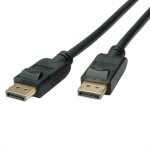 roline 11.04.5798 DisplayPort Kabel v1.4 DP Stecker/Stecker schwarz 1,5 Meter 