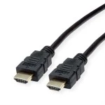 roline 11.04.5936 HDMI High Speed Kabel mit Ethernet TPE schwarz 10 Meter 