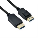 roline 11.04.6000 DisplayPort Kabel v2.0 DP Stecker/Stecker schwarz 1 Meter 