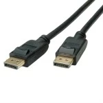 roline GREEN 11.44.5812 GREEN DisplayPort Kabel v1.4 DP Stecker/Stecker schwarz 3 Meter 