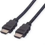 Value 11.99.5680 4K HDMI Ultra HD Kabel mit Ethernet Stecker/Stecker schwarz 1 Meter 
