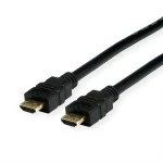 Value 11.99.5695 4K HDMI Ultra HD Kabel mit Ethernet Stecker/Stecker schwarz 7,5 Meter 