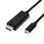 Value 11.99.5840 USB Typ C/HDMI Adapterkabel 4K Stecker/Stecker 1 Meter 