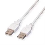 Value 11.99.8931 USB 2.0 Kabel Typ A-A weiß 3 Meter 