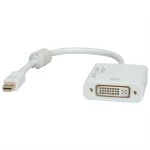 roline 12.03.3137 4K Mini DisplayPort-DVI Adapter Mini DP Stecker/DVI Buchse 