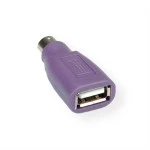 Value 12.99.1073 PS/2/USB Tastatur-Adapter violett 