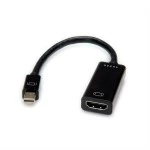 Value 12.99.3142 Mini DisplayPort-HDMI Adapter v1.2 Mini DP Stecker/HDMI Buchse 