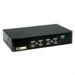 roline 14.01.3329 DisplayPort USB 2.0 KVM Switch 1 User/4 PC 