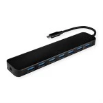 Value 14.99.5040 USB 3.2 Gen 1 Hub 7fach Typ C Anschlusskabel 