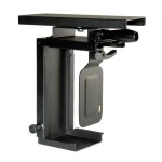roline 17.03.1131 Mini-PC-Halter ausziehbar drehbar schwarz 