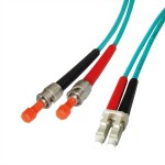 LEONI 21.08.1470 LEONI LWL-Kabel duplex 50/125µm OM3 Suhner LC/Stecker 20 Meter 