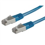 roline 21.15.0344 Patchkabel Kat.5e (Class D) S/FTP blau 2 Meter 