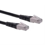 roline 21.15.1355 Patchkabel Kat.6 (Class E) S/FTP (PiMF) schwarz 3 Meter 