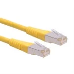 roline 21.15.1402 Patchkabel Kat.6 (Class E) S/FTP (PiMF) gelb 20 Meter 