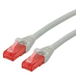 roline 21.15.2503 Patchkabel Kat.6 UTP Component Level LSOH grau 3 Meter 