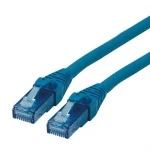roline 21.15.2741 Patchkabel Kat.6A UTP Component Level LSOH blau 1 Meter 