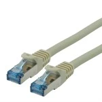 roline 21.15.2801 Patchkabel Kat.6A S/FTP (PiMF) Component Level LSOH grau 1 Meter 