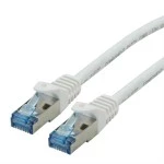 roline 21.15.2861 Patchkabel Kat.6A S/FTP (PiMF) Component Level LSOH weiß 1 Meter 