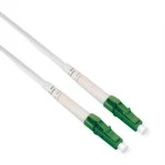 roline 21.15.8600 Glasfaserkabel 9/125 µm OS2 LC/LC APC stahlarmiert simplex LSOH wei 