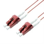 roline 21.15.9261 LWL-Kabel SLIM 50/125µm OM4 LSOH LC/LC violett 1 Meter 