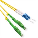 roline 21.15.9517 LWL-Kabel duplex 9/125µm OS2 LSH APC / LC UPC LSOH gelb 10 Meter 