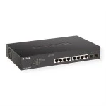 D-Link DGS-1100-10MPV2/E DGS-1100-10MPV2 10-Port PoE+ Gigabit Smart Switch 130W 