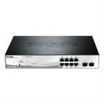 D-Link DGS-1210-10P/E DGS-1210-10P 10-Port Web Smart Gigabit PoE Switch 