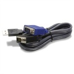 TRENDnet TK-CU10 TRENDnet KVM Kabel 10ft USB/VGA 