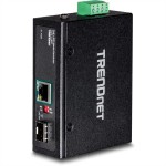 TRENDnet TI-PF11SFP TRENDnet Media Converter Industrial SFP to Gigabit PoE+ 