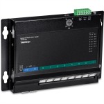 TRENDnet TI-PG102F TRENDnet PoE+ Switch 10-Port Industrie Wall-Mount Front Access 