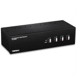 TRENDnet TK-440DP TRENDnet 4-Port Dual Monitor Display Port KVM Switch 