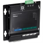 TRENDnet TI-PG62F TRENDnet 6-Port PoE+ Industrial Gigabit Wall-Mounted Front Access Switc 