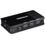 TRENDnet TK-U404 TRENDnet 4-Port Sharing Switch 4 PC/1 User USB 3.1 