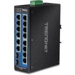 TRENDnet TI-G162 TRENDnet 16-Port DIN-Rail Switch Industrial Gigabit 