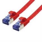 Value 21.99.2124 Patchkabel Kat.6A (Class EA) FTP extra-flach rot 1,5 Meter 