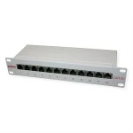 roline 26.11.0316 10'-Patchpanel 12 Ports Kat.6A (Class EA) geschirmt 