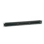 Value 26.99.0349 Kat.5e (Class D) 19 Zoll-Patchpanel 24P ungeschirmt schwarz 