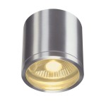 SLV 1000332 ROX, QPAR11, Outdoor Deckenleuchte, alu gebürstet, max. 50 W,IP44 