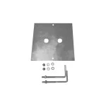SLV 1000343 Betonankerset für SQUARE POLE, ROX ACRYL POLE und ARCOLOS UP BEAM,Edelstahl 304 