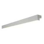 SLV 1001304 L-LINE 120, Wand- und Deckenleuchte, IP44, 3000 K, 3000 lm, silber 