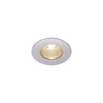 SLV 1002100 PATTA-I LED Outdoor Deckeneinbauleuchte rund DL IP65 silber 1800-3000K 