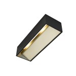 SLV 1002928 LOGS IN L Indoor LED Wandaufbauleuchte schwarz/gold 2000-3000K DIM-TO-WARM 